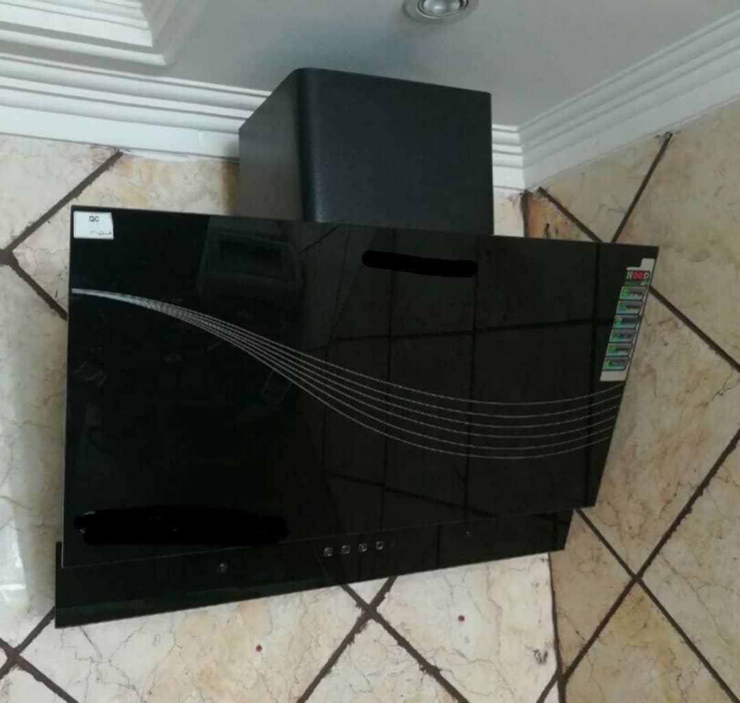 هود آشپزخانه مخفی/ مورب شیشه ای ، گاز و سینک|هود|پاکدشت, |دیوار