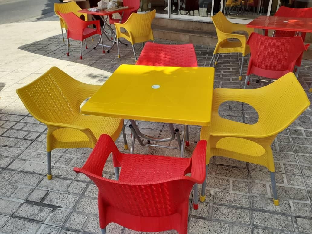 میز و صندلی پلاستیکی حصیری|میز و صندلی غذاخوری|تهران, خرمشهر|دیوار