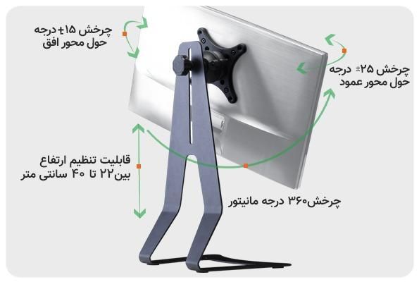 پایه مانیتور باراد مدل استار|قطعات و لوازم جانبی رایانه|تهران, چیتگر جنوبی|دیوار