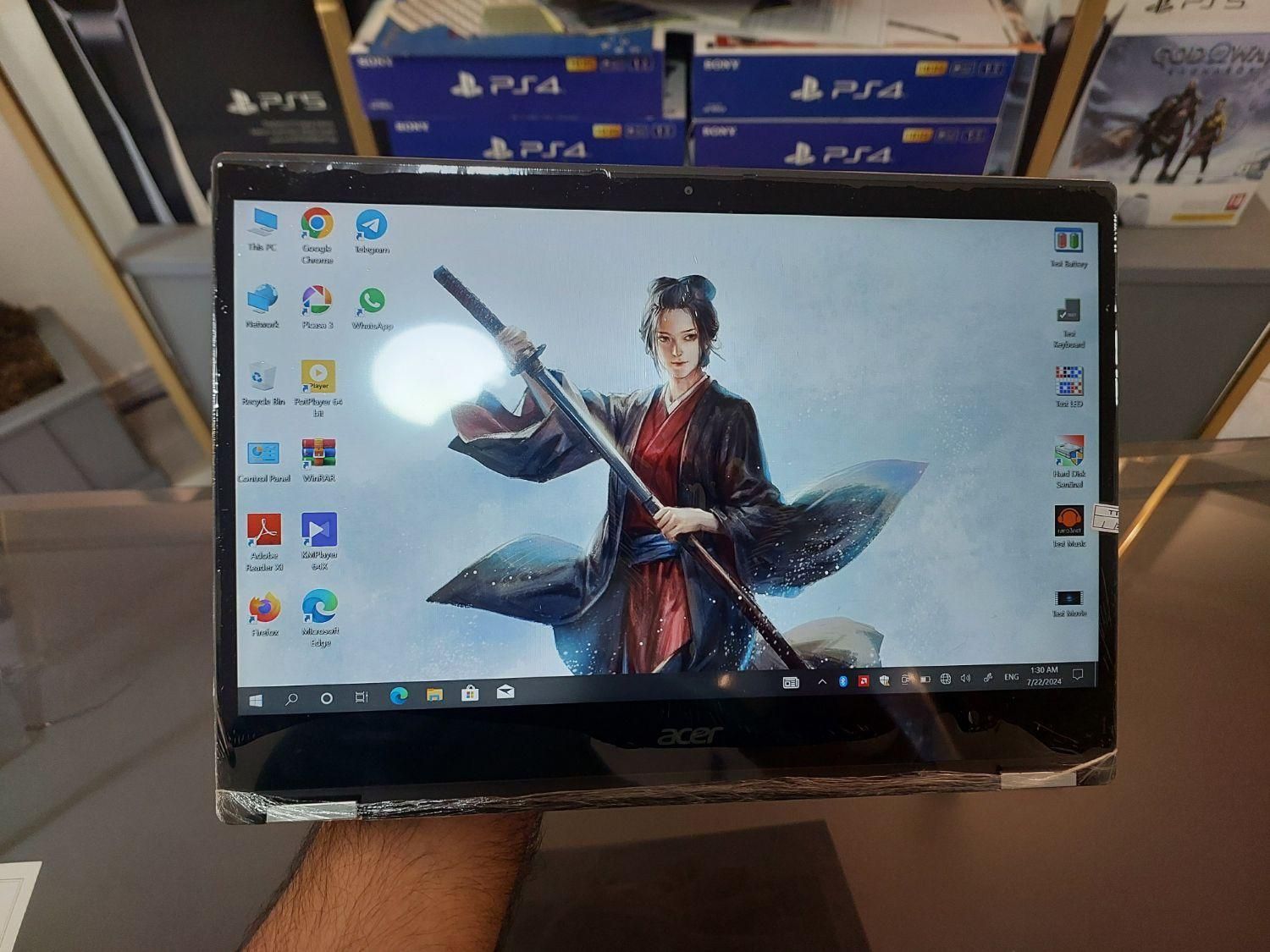 لمسی 360 درجه SSD 512GB نسل 10 گرافیک مجزا 2GB|رایانه همراه|مشهد, سراب|دیوار