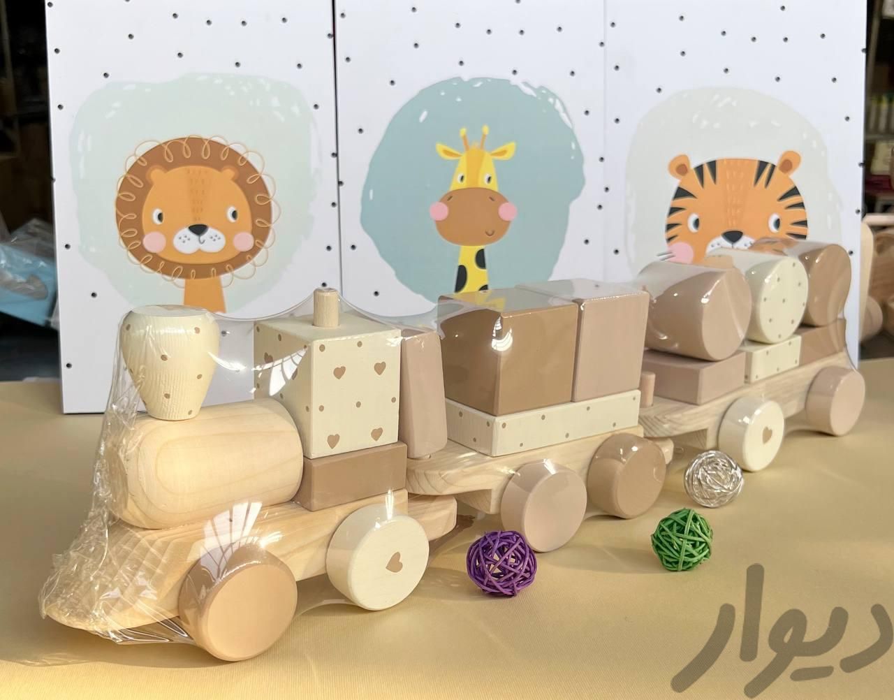 قطار چوبی دکوراسیون کودک|اسباب و اثاث بچه|تهران, سبلان|دیوار