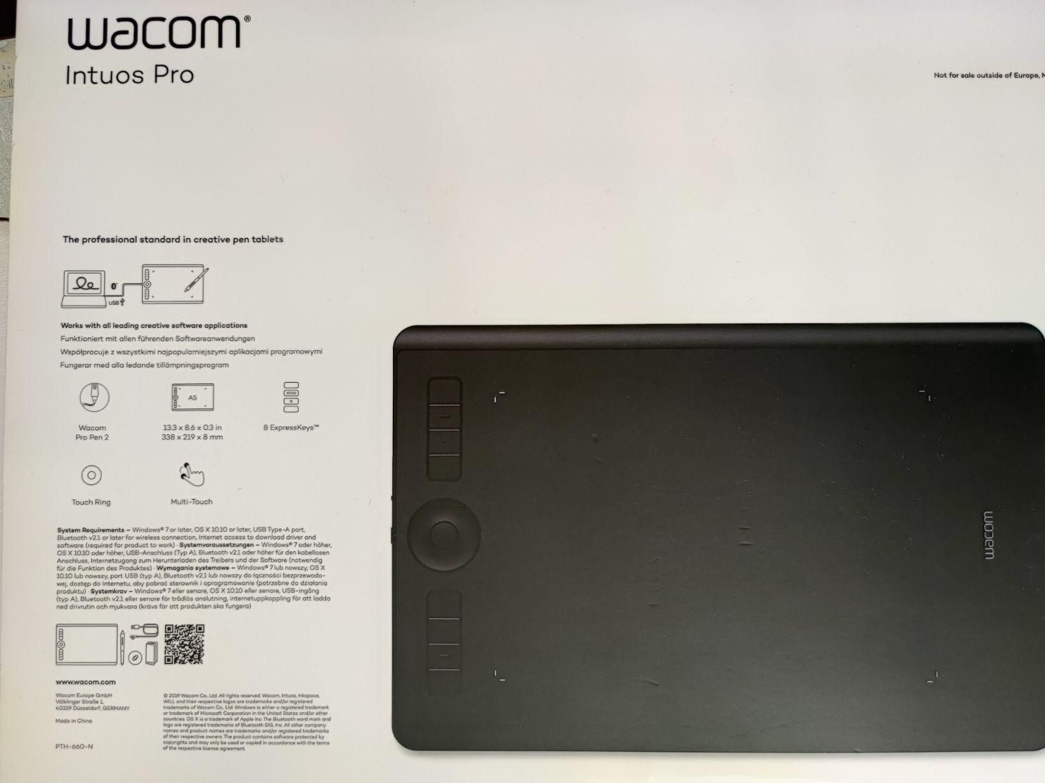 قلم نوری Wacom intuos pro medium|قطعات و لوازم جانبی رایانه|خرم‌آباد, |دیوار