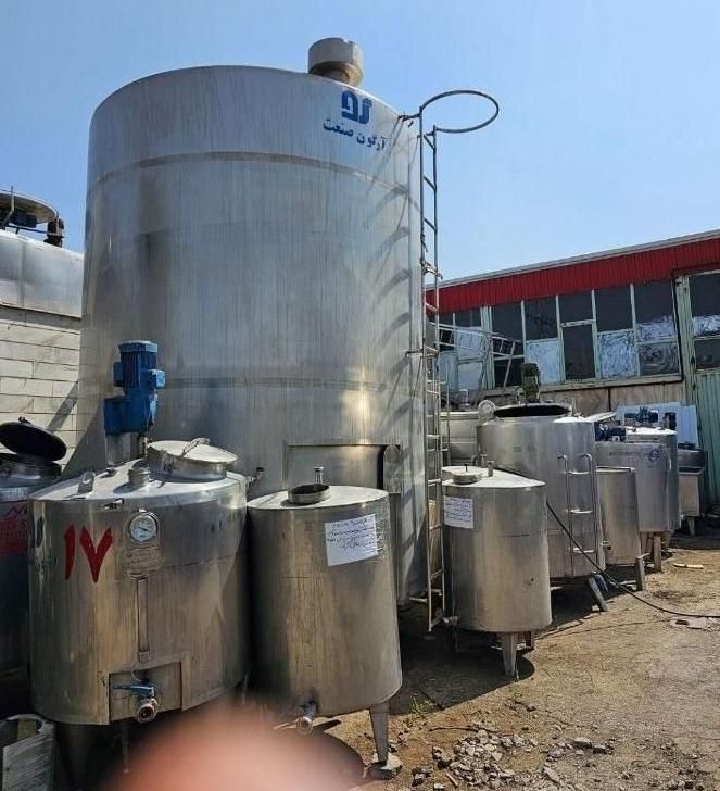 خریدوفروش تانکر استیل پاتیل304شوینده میکسر مخزن316|ماشین‌آلات صنعتی|تهران, شادآباد|دیوار