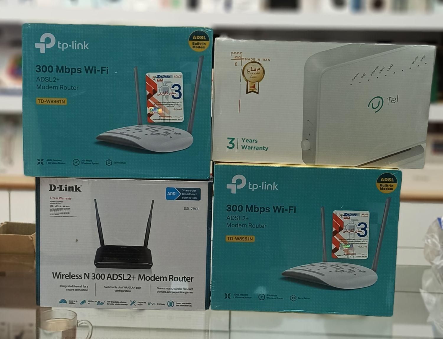 فروش  مودم ADSL /VDSL باگارانتی|مودم و تجهیزات شبکه|نیشابور, مدرس|دیوار