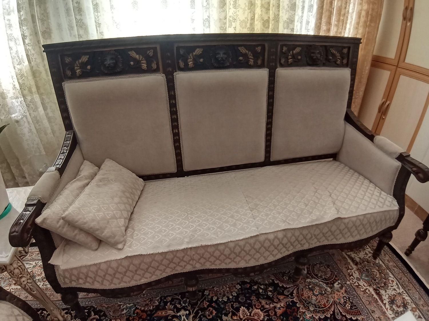 مبلمان چوب راش|مبلمان خانگی و میز عسلی|قم, چهار مردان|دیوار