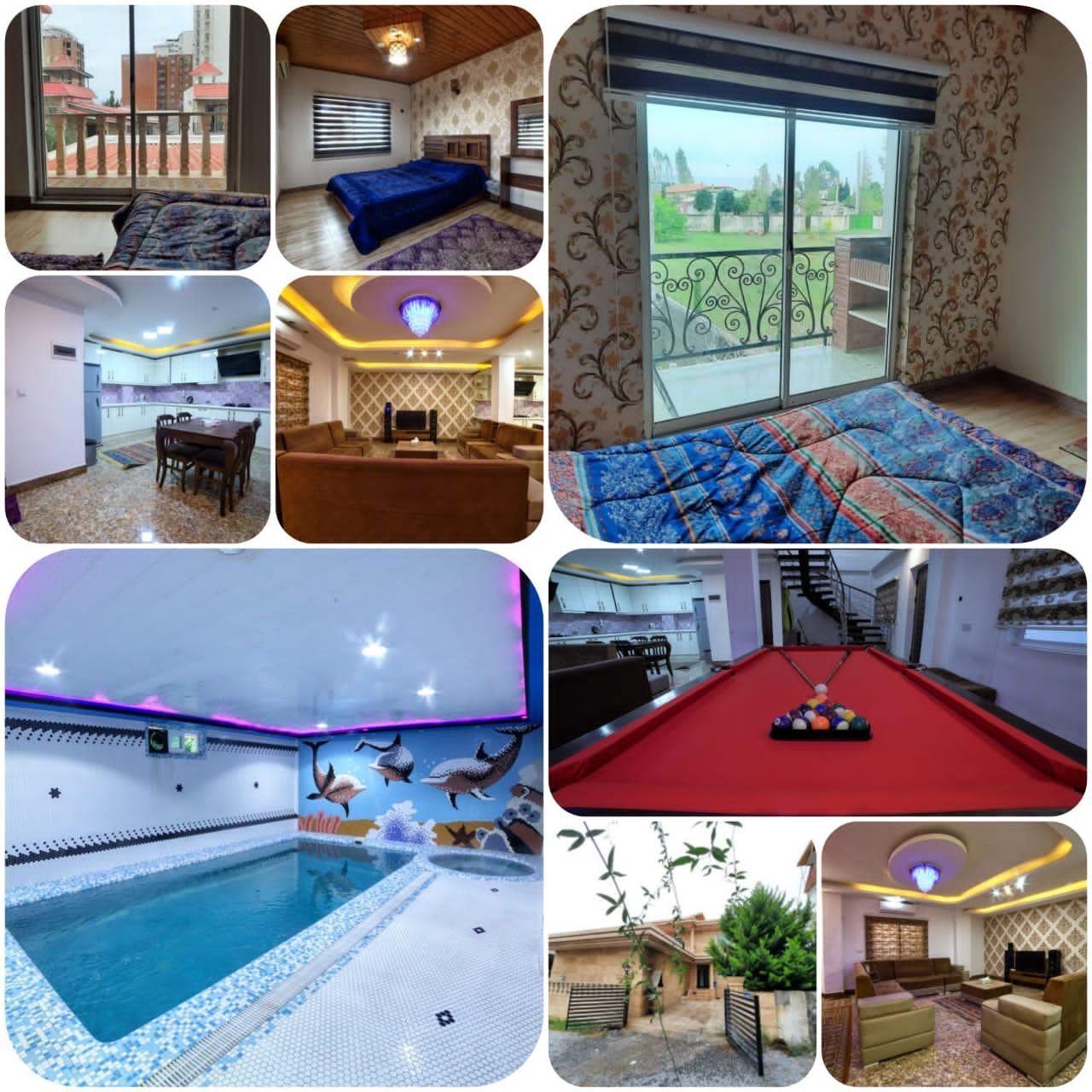 اجاره ویلا استخردار ساحلی نظافت هتلی دید ب دریا|اجارهٔ کوتاهمدت ویلا و باغ|بابلسر, |دیوار