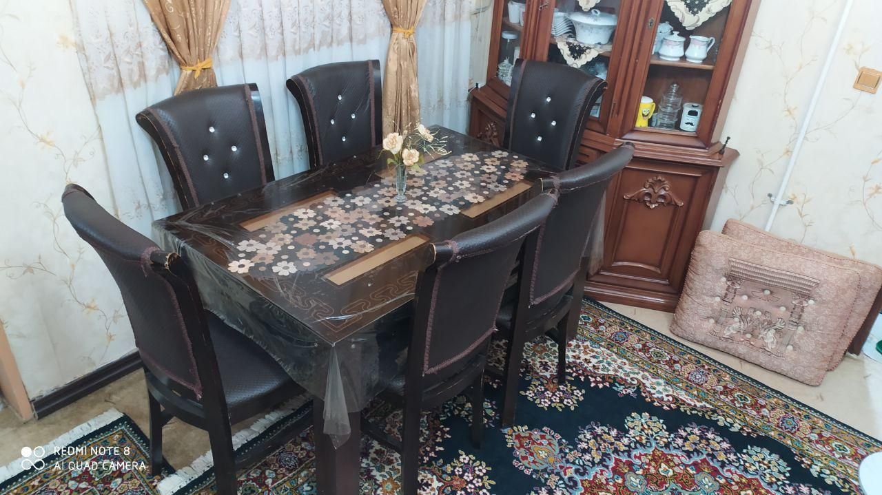 میز نهارخوری شش نفره|میز و صندلی غذاخوری|برازجان, |دیوار
