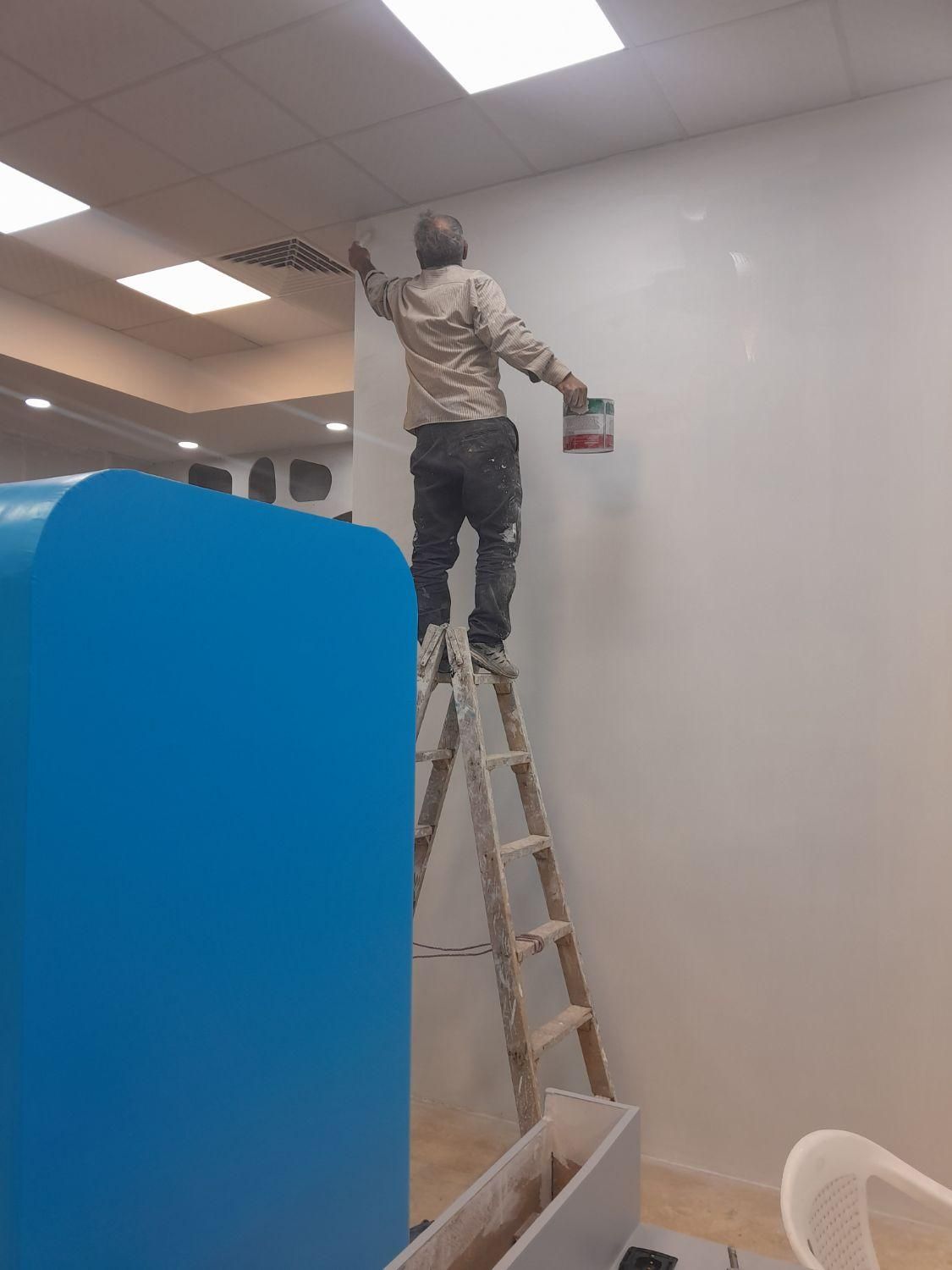 نقاش نقاشی ساختمان|خدمات پیشه و مهارت|تهران, نیروی هوایی (پیروزی)|دیوار