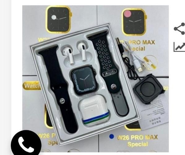 ساعت هوشمند وایرپاد W26PROmax اورجینال|ساعت|قم, نیروگاه|دیوار