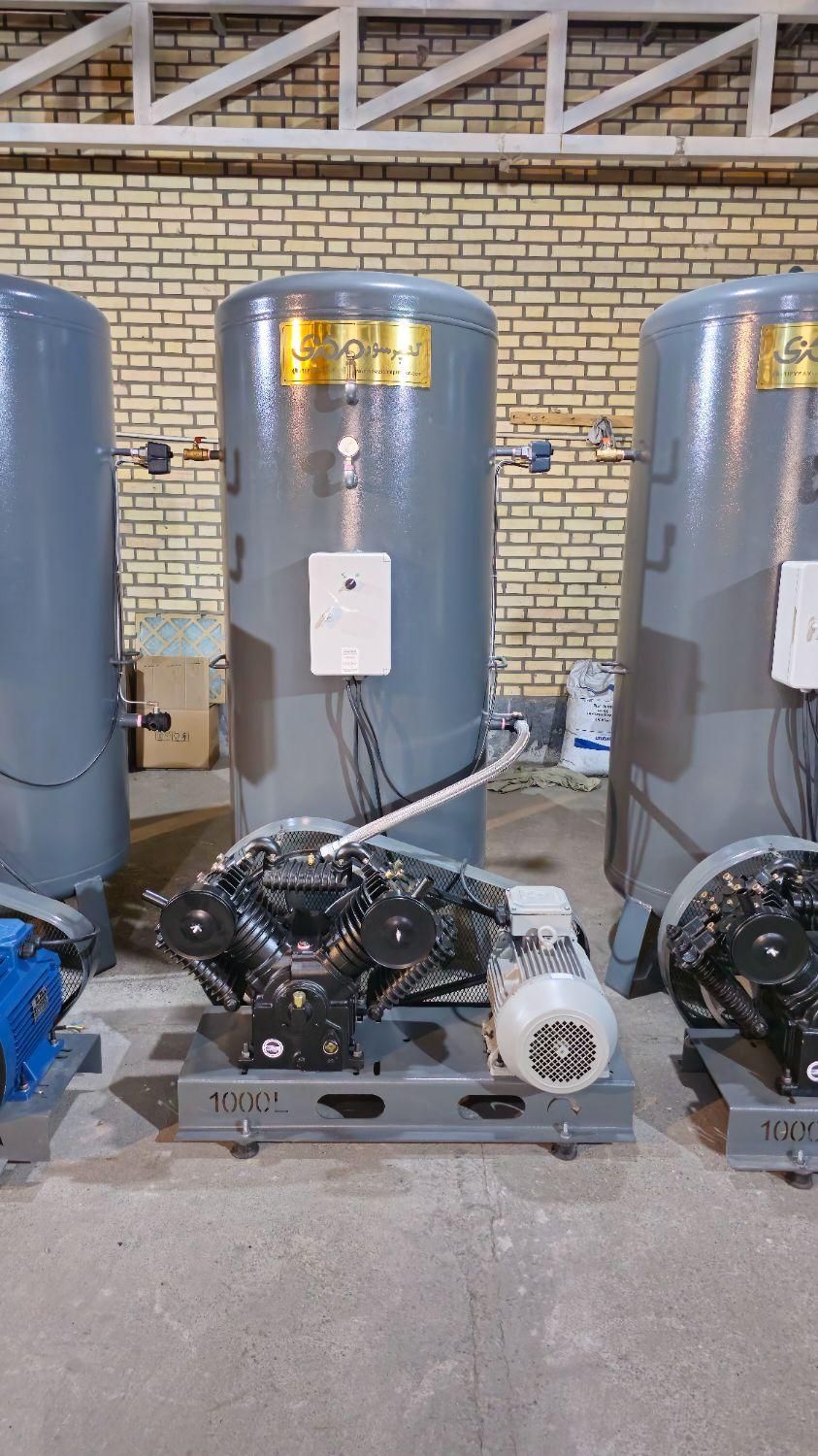 کمپرسور باد پمپ باد ۱۰۰۰ لیتری پیستونی|ماشینآلات صنعتی|تهران, فتح|دیوار