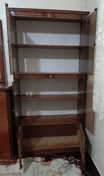 کتابخانه چوبی|کتابخانه، شلف، قفسه‌های دیواری|اراک, |دیوار