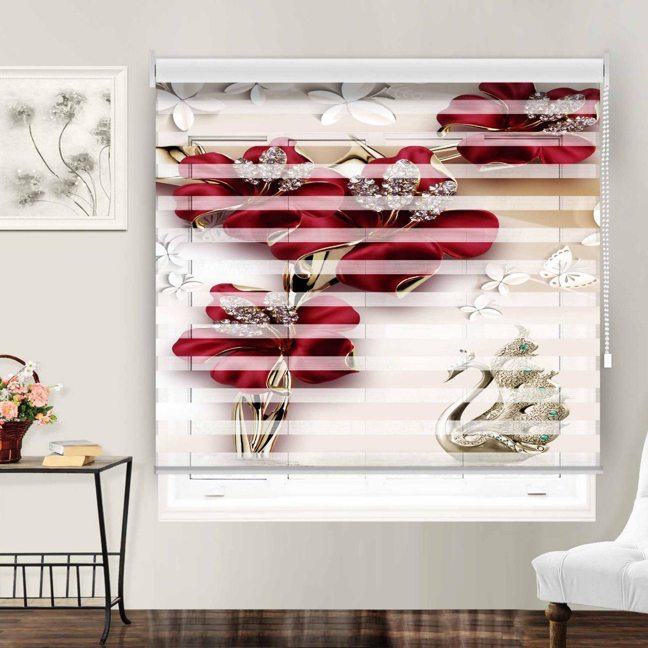 پرده زبرا چاپی|پرده، رانر، رومیزی|پاکدشت, |دیوار