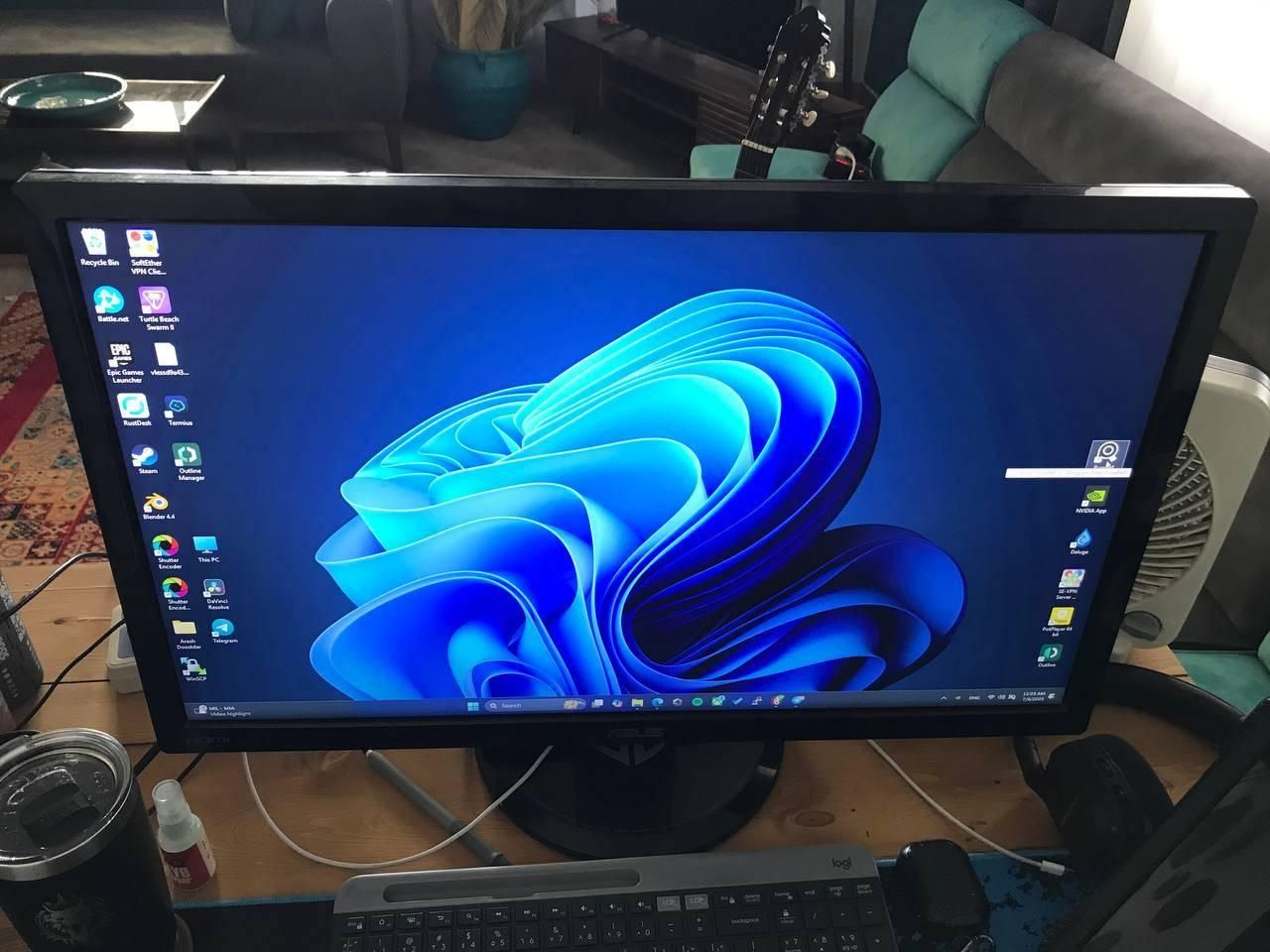 مانیتور 27 اینچ ASUS|قطعات و لوازم جانبی رایانه|رشت, حافظ آباد|دیوار