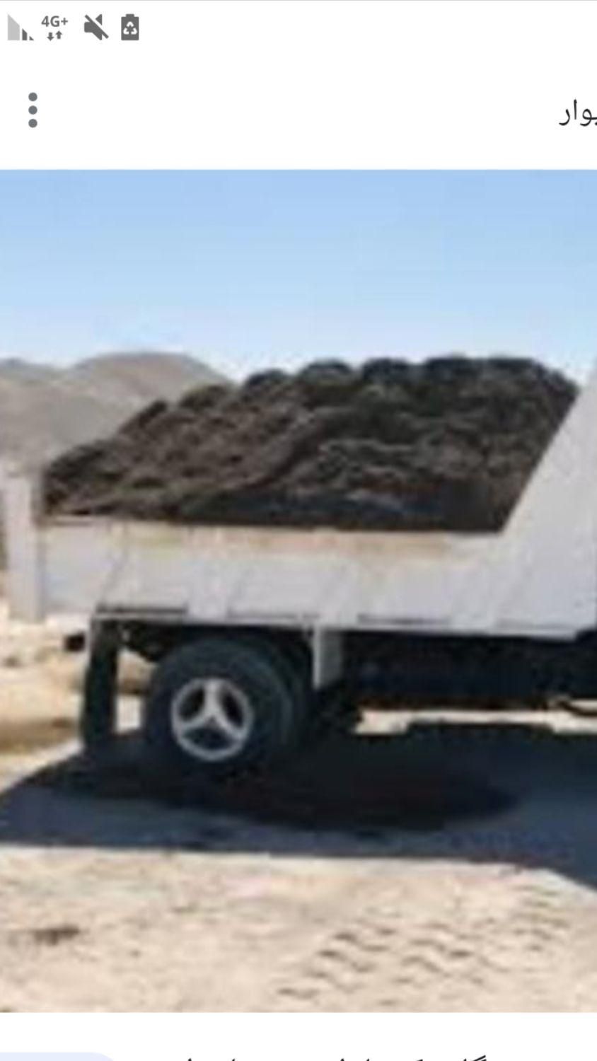 خاور کمپرسی شن شسته نخودی بادامی مخلوط خاک باغچه|خدمات حمل و نقل|کرمان, |دیوار