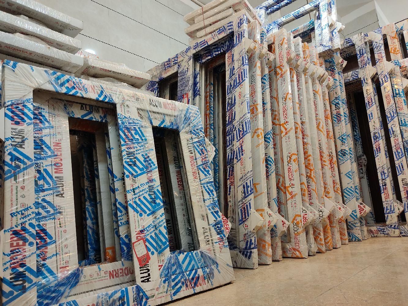 پنجره مشکی تراسی پیویسی ایستگاه پله دریچه pvc|مصالح و تجهیزات ساختمان|مشهد, نوید (بلوار کشاورز)|دیوار