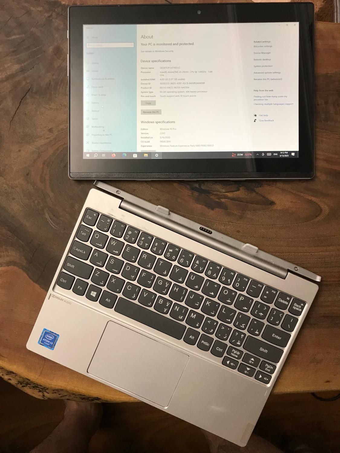 لب تاب تبلت شو ویندوزی Lenovo|تبلت|تهران, دریان‌نو|دیوار