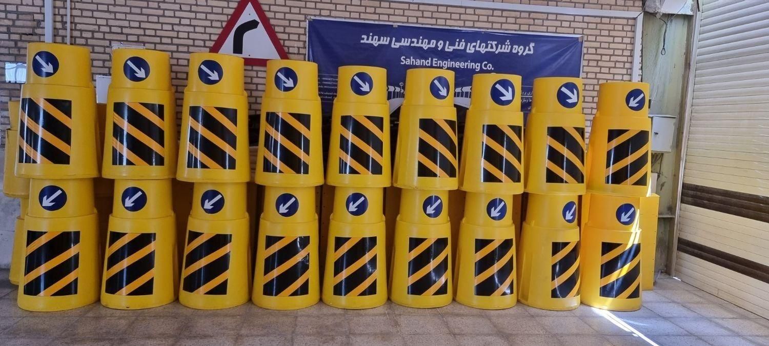 بشکه زرد پلاستیکی ترافیکی ساختمانی و تجهیزات ایمنی|مصالح و تجهیزات ساختمان|تهران, نظام‌آباد|دیوار