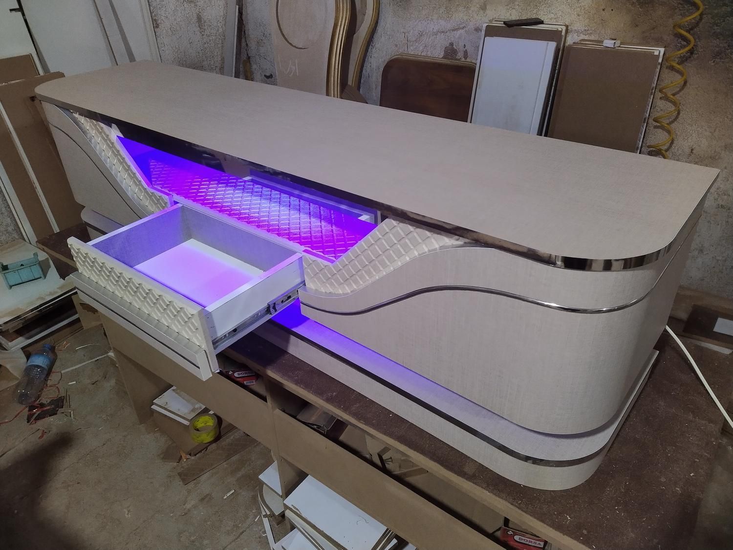 میز tv هایگلاس هرمس|میز تلویزیون|تهران, یافت آباد جنوبی|دیوار