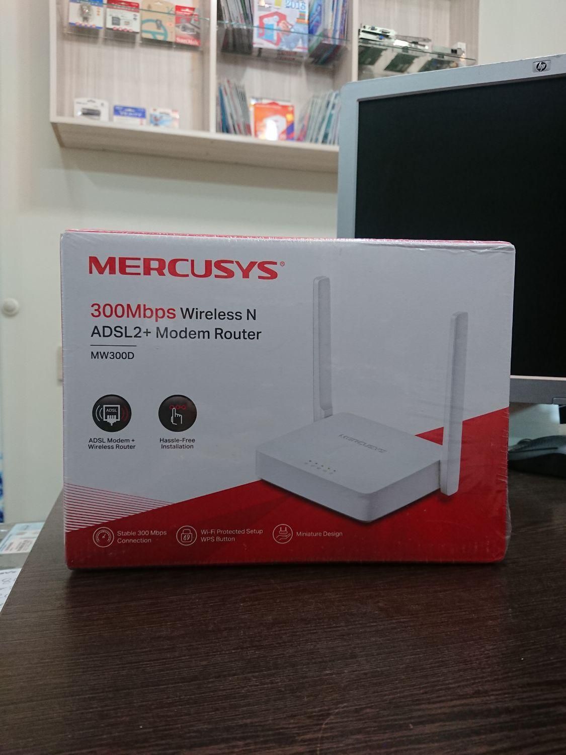 Modem adsl Mercusys مودم اینترنت مرکوسیس MW-300D|مودم و تجهیزات شبکه|اصفهان, باغ زرشک|دیوار