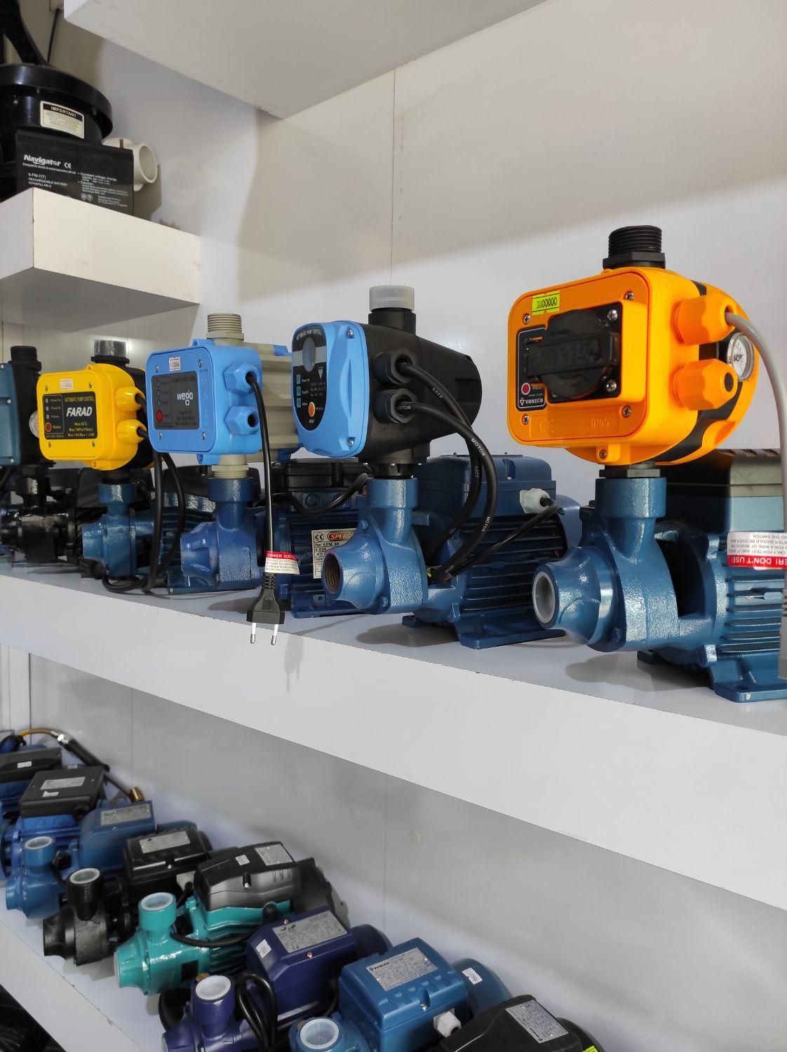 پمپ آب نیم اسب با اتوماتیک ست کنترل|مصالح و تجهیزات ساختمان|کرج, شهرک نهال و بذر|دیوار