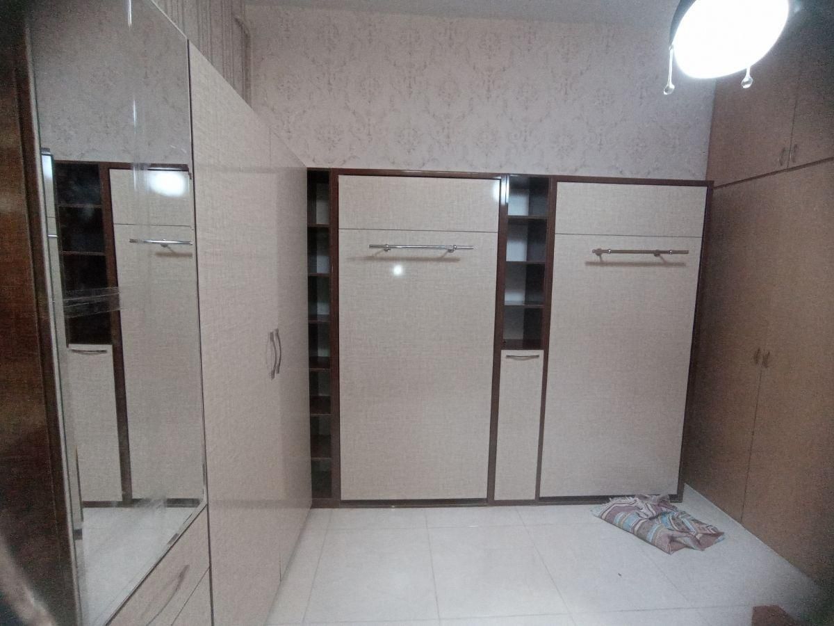 تخت تاشو یکنفره/کمد دیواری پاکچوب/تخت کمجا تک|تخت و سرویس خواب|کرمانشاه, |دیوار