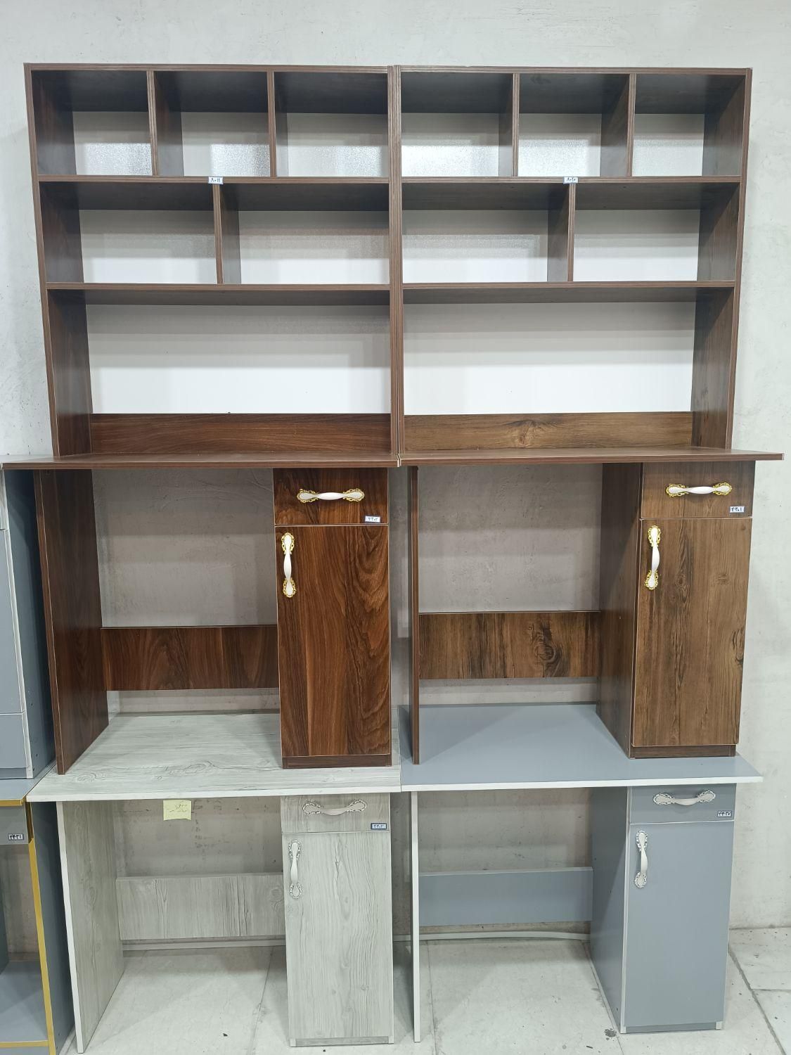 میز تحریر کتابخانه دار ساده و شیک|میز تحریر و کامپیوتر|کاشان, |دیوار