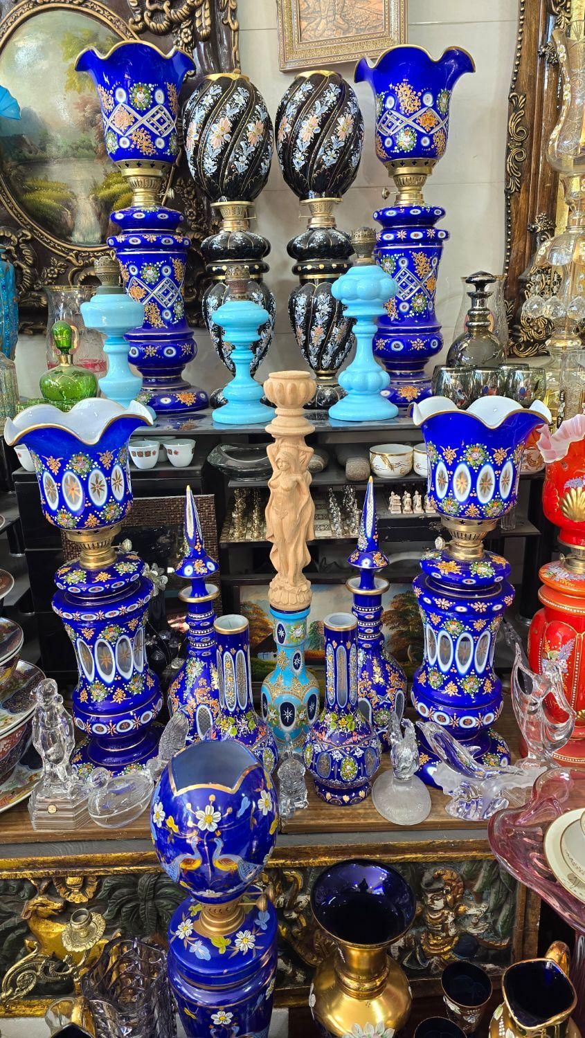 فروش چراغ لاله قدیمی و جدید|کلکسیون اشیاء عتیقه|اردبیل, |دیوار