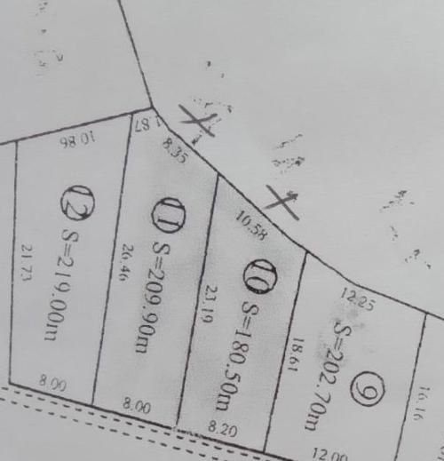 زمین مسکونی ۱۸۰ و۲۰۹ متری سنگر ۳۰۸۶|فروش زمین و ملک کلنگی|سنگر, |دیوار