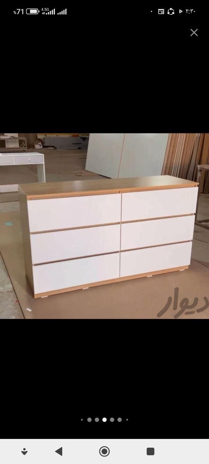 دراور 5کشو طرح دار ایلیا|جاکفشی، کمد، دراور|محمدیه-قزوین, |دیوار