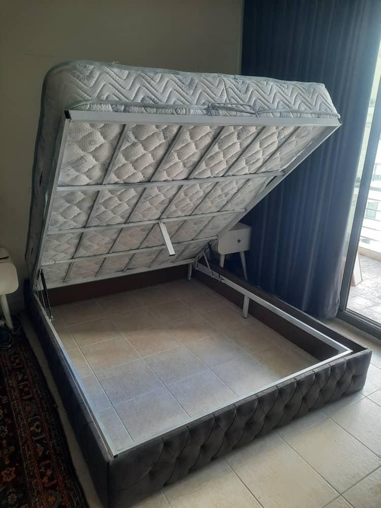 کفی تخت کفی فلزی جکدار ثابت باکس هتلی سرویس خواب|تخت و سرویس خواب|شیراز, شهرک فرزانگان|دیوار