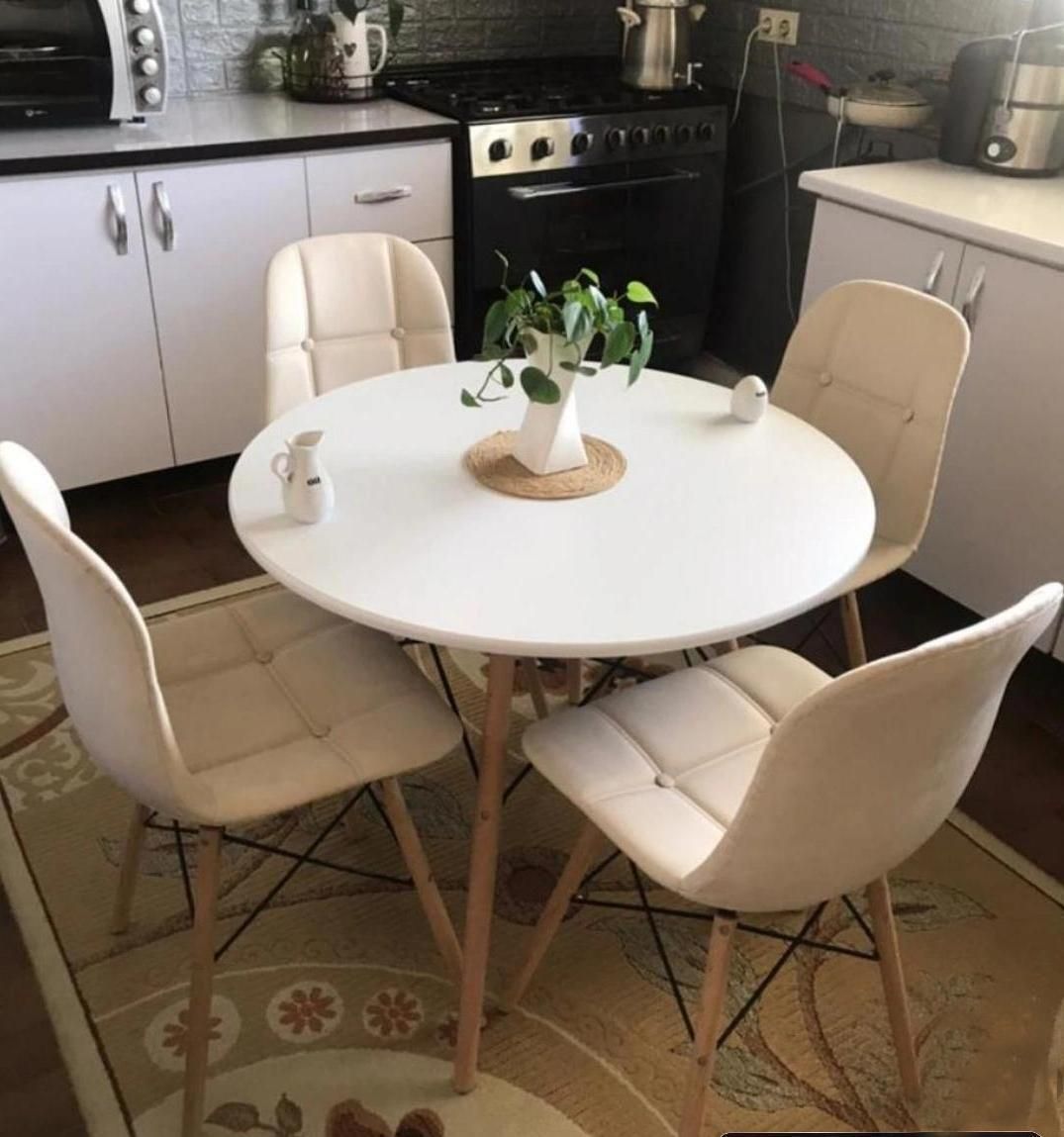 میز و صندلی ۴ نفره پارچه ای|میز و صندلی غذاخوری|اصفهان, جویباره|دیوار