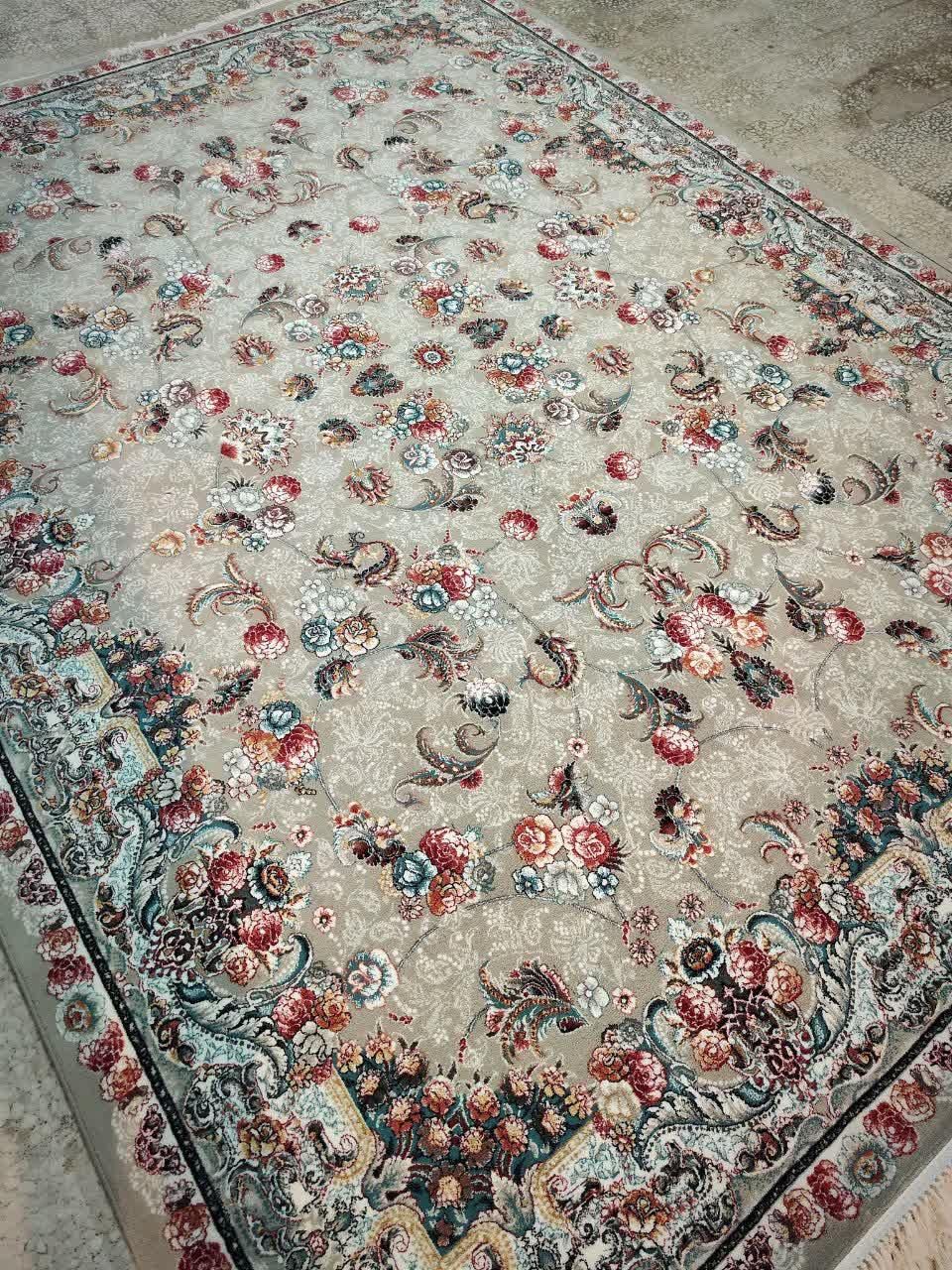 طرح زیبای افشان تمام گل در همه متراژ فرش|فرش|ورامین, |دیوار