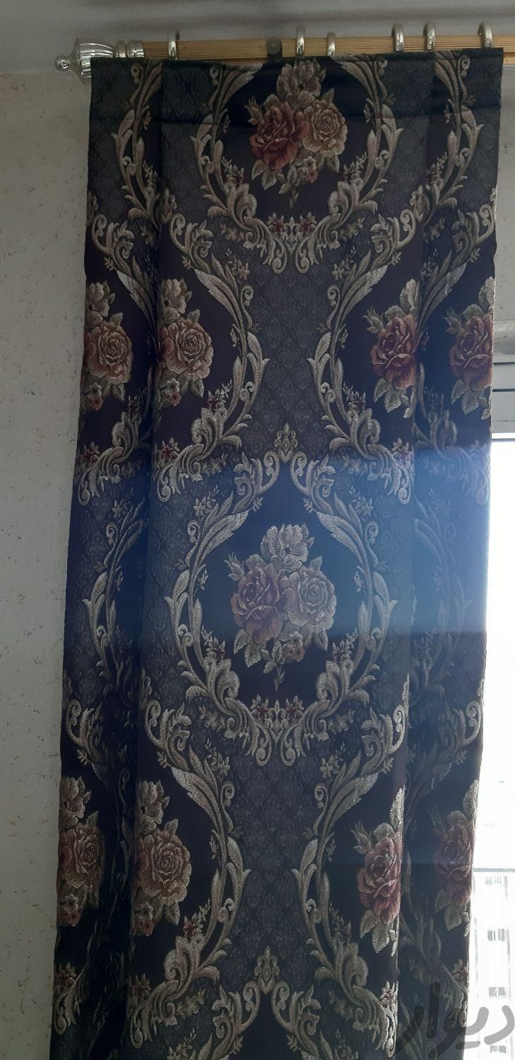دو عدد پنل مخمل گلدار|پرده، رانر و رومیزی|تهران, اکباتان|دیوار