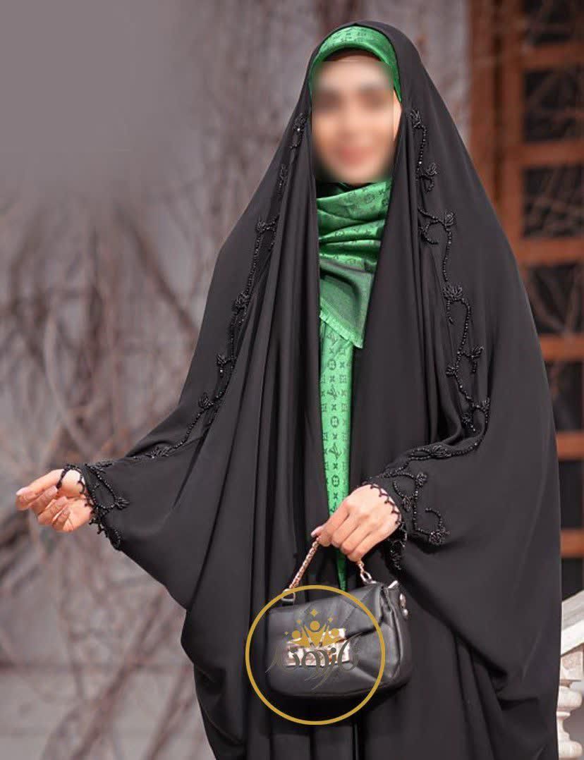چادر مشکی  کار شده و ساده کد qw45670|لباس|رشت, آزادگان|دیوار