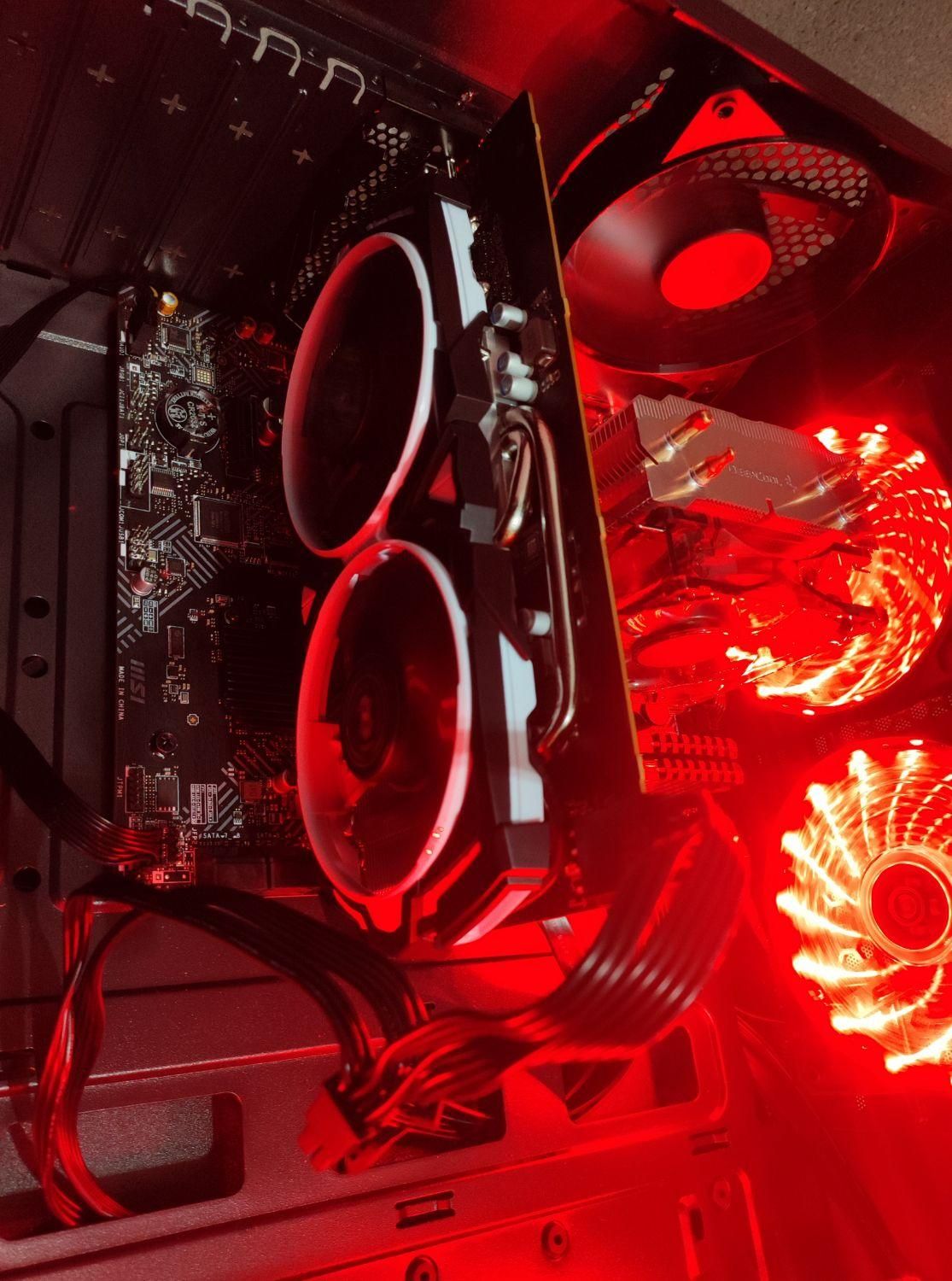 کیس کامپیوتر i3 13100 و rx 6600|رایانه رومیزی|قزوین, |دیوار
