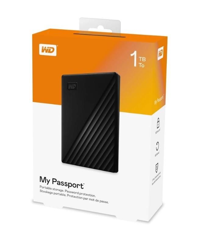 هارد اکسترنال 1 ترابایت وسترن دیجیتال مای پس|قطعات و لوازم جانبی رایانه|کرج, شاهین‌ویلا|دیوار