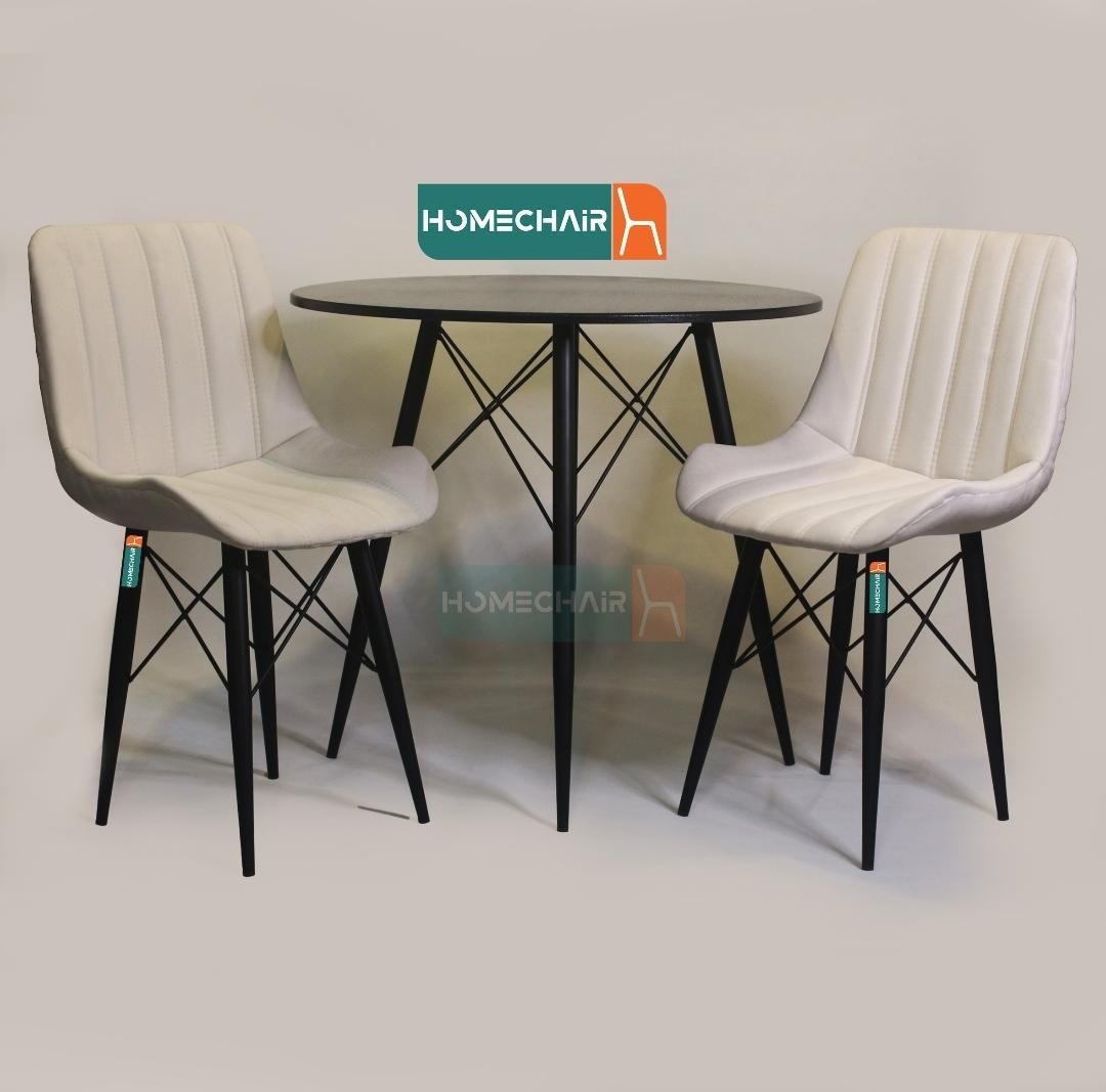 میز و صندلی ست دونفره السا مخمل پایه آهنی|میز و صندلی غذاخوری|گرگان, |دیوار