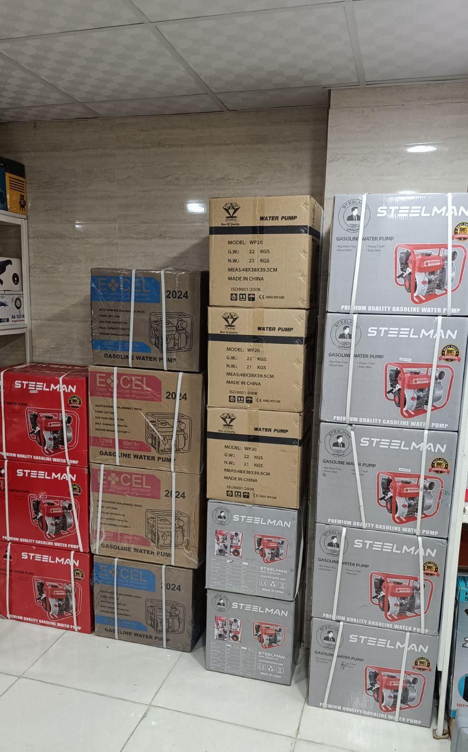 موتور آبکش موتور بنزینی آب اکسل EXCEL شرکتی|ماشین‌آلات صنعتی|شیراز, شهرک رضوان|دیوار