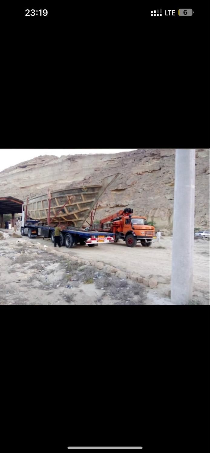 جرثقیل کفی دار و سنگین دکل بلند با اکیپ مجرب|خدمات حمل و نقل|چابهار, |دیوار