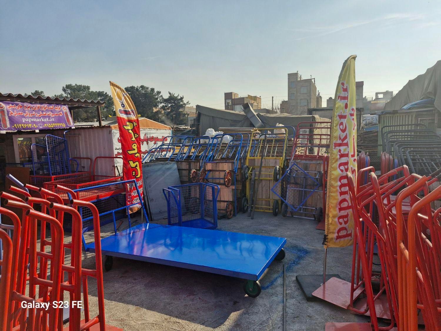 گاری حمل بار پالتی چرخ دستی باربر پالتی(پاپ مارکت)|ابزارآلات|تهران, شهید رجایی|دیوار