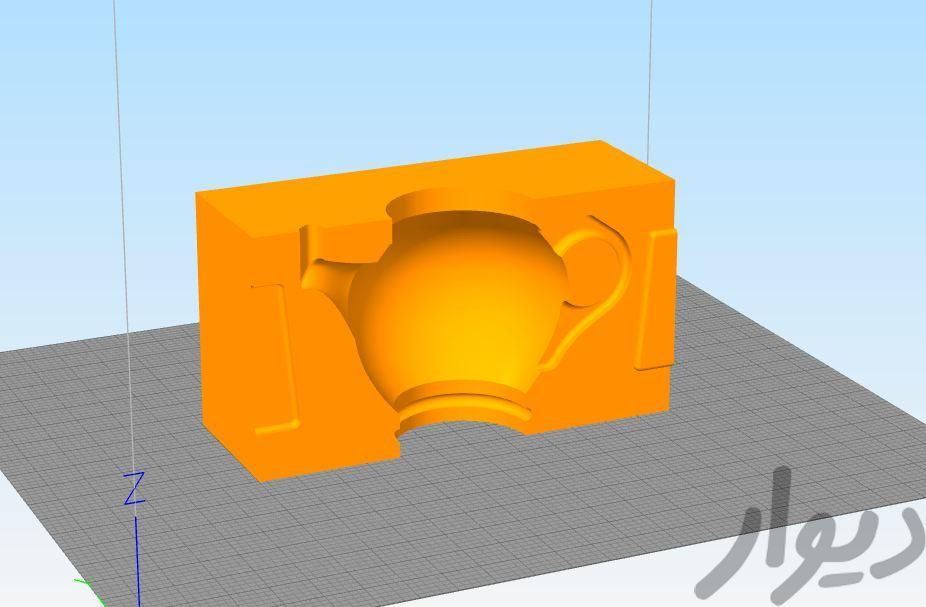 طراحی سه بعدی پرینت سه بعدی قالبسازی سیلیکون
