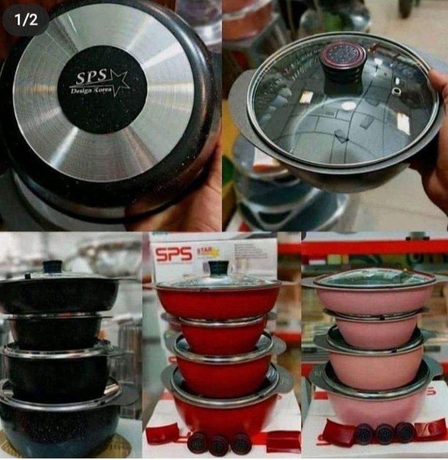 طرح جدید قابلمه رینگی سرویس کامل عروس قابلمه چدن|ظروف پختوپز|یزد, |دیوار