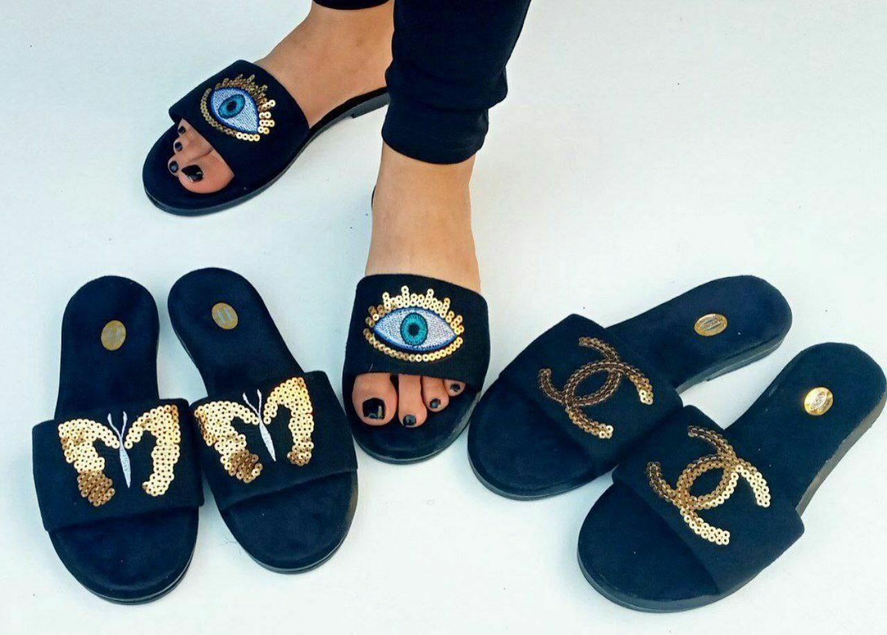 Chanel discount slide ons