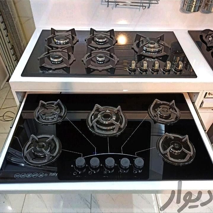 اجاق گاز صفحه ای ۵شعله توکار رومیزی/ مناسب هودs 88|اجاق گاز و لوازم برقی پخت‌وپز|تهران, طرشت|دیوار