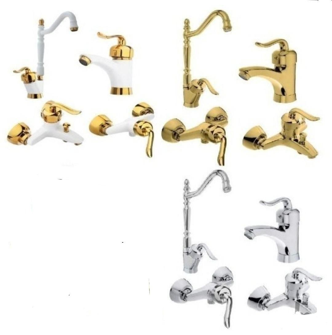 ست شیرالات اهرمی قاجاری رنگ های مختلف|مصالح و تجهیزات ساختمان|تبریز, |دیوار