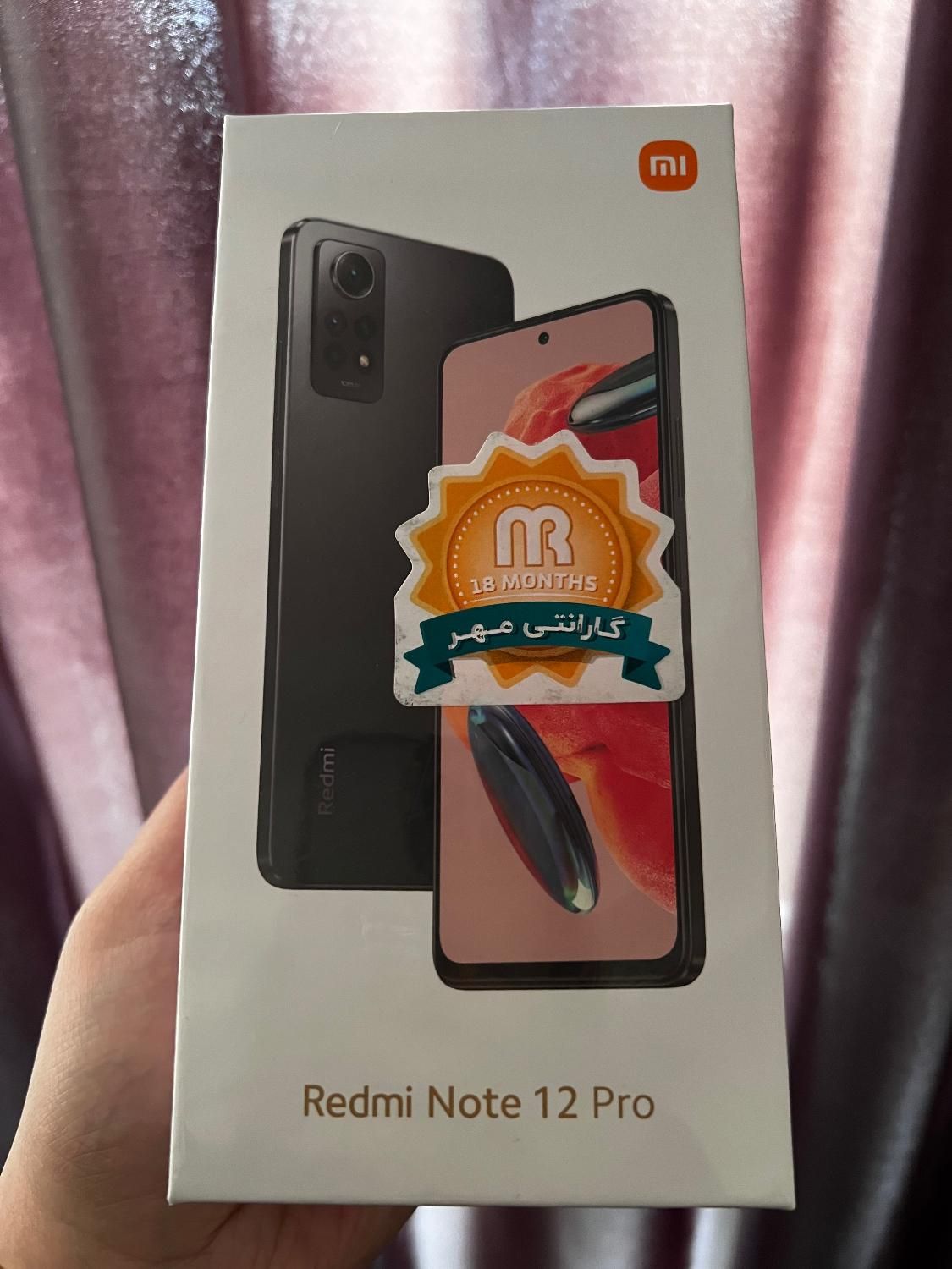 Redmi Note 12 Pro Graphite Gray 8GB RAM 256GB ROM|موبایل|تهران, اختیاریه|دیوار