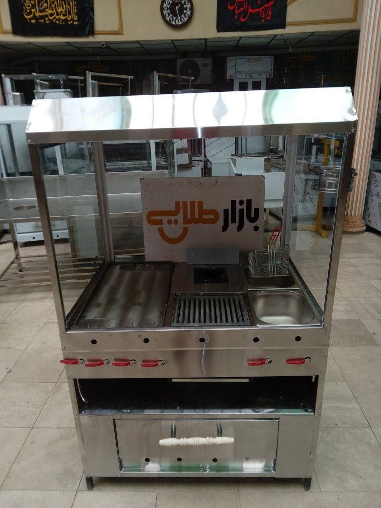 اجاق گاز ۱۱۰×۸۰ ارتفاع۱۸۰پیتزا۹تایی فر ساندویچیPAM|کافی‌شاپ و رستوران|تهران, بیسیم|دیوار