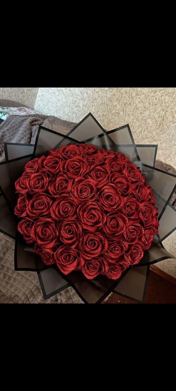 دسته گل رز آماده و سفارشی برای انواع مناسبت ها|گل مصنوعی|اردبیل, |دیوار