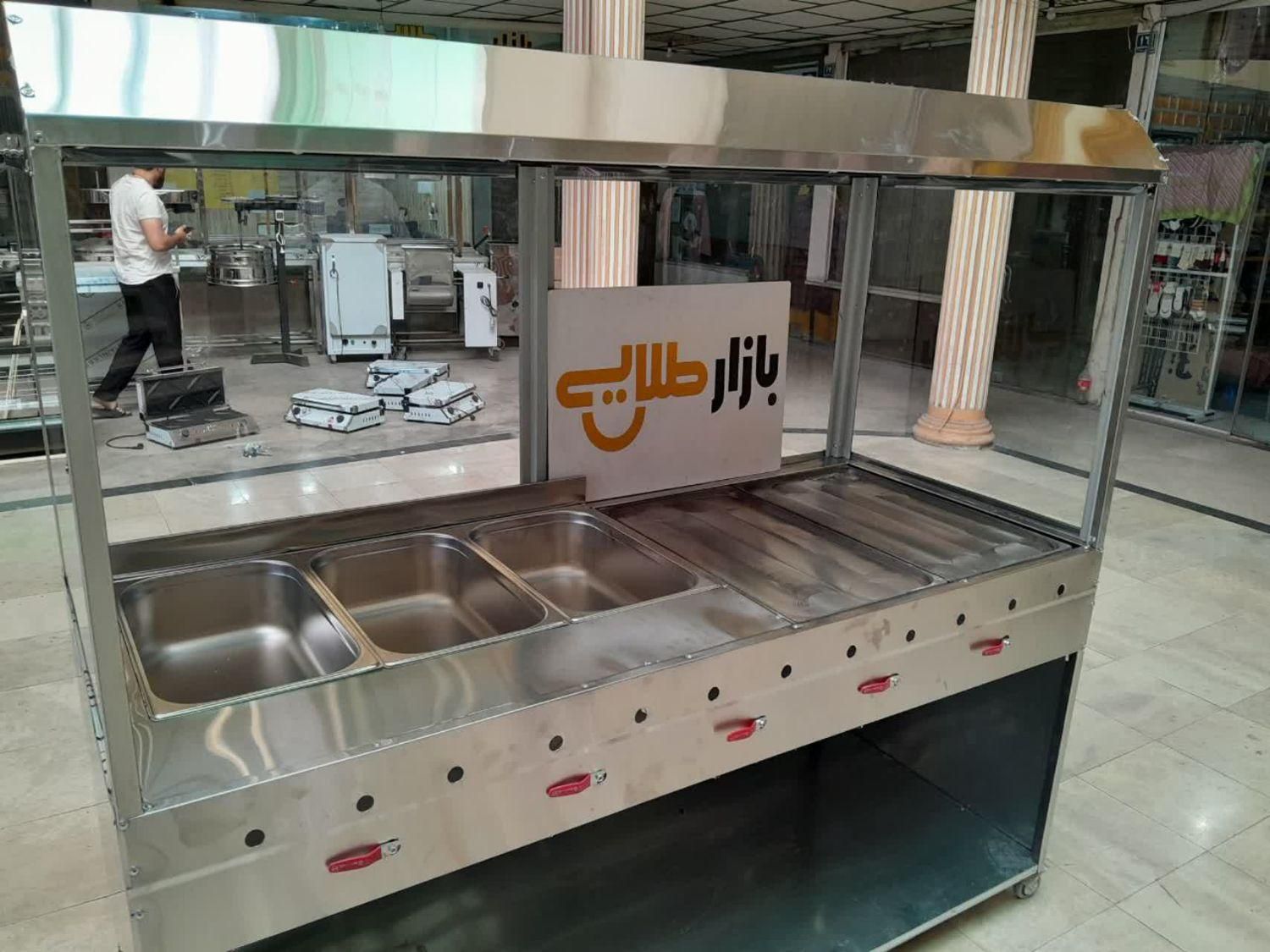 فر سه سرخکن فلافل چدن بزرگ ساندویچی تاپینگ ساندویچ|کافیشاپ و رستوران|تهران, بیسیم|دیوار