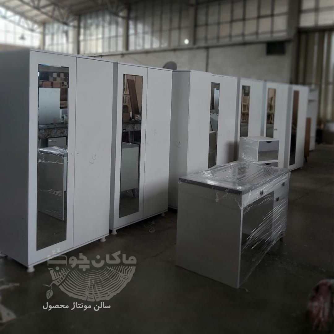 ماکان چوب / کمد لباس 2 درب 2 کشو مخفی مدل BASE|جاکفشی، کمد، دراور|مشهد, آزادشهر|دیوار